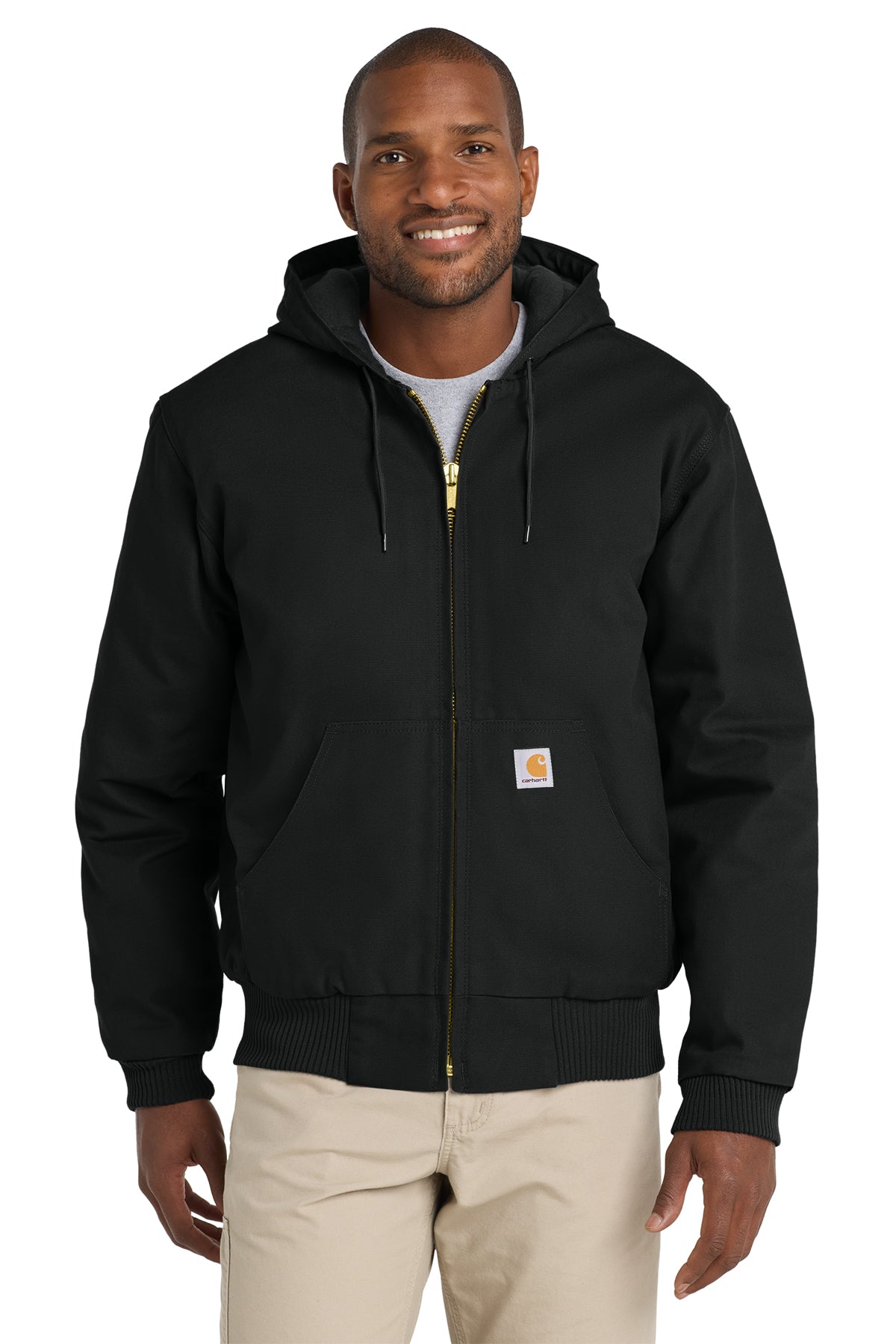 Quilted-Flannel-Lined Duck Active Jacket