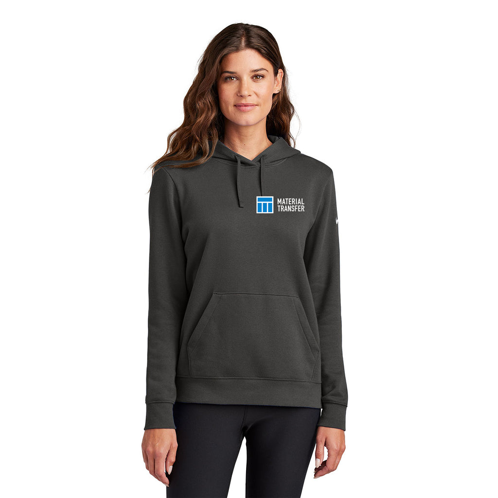 Women's Club Fleece Sleeve Swoosh Pullover Hoodie