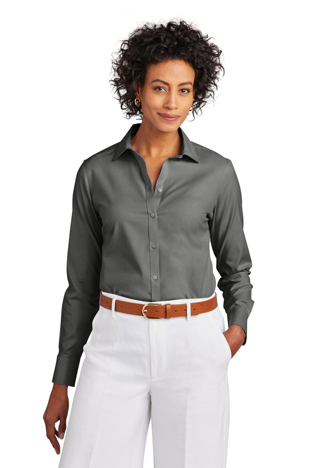 Women’s Wrinkle-Free Stretch Pinpoint Shirt