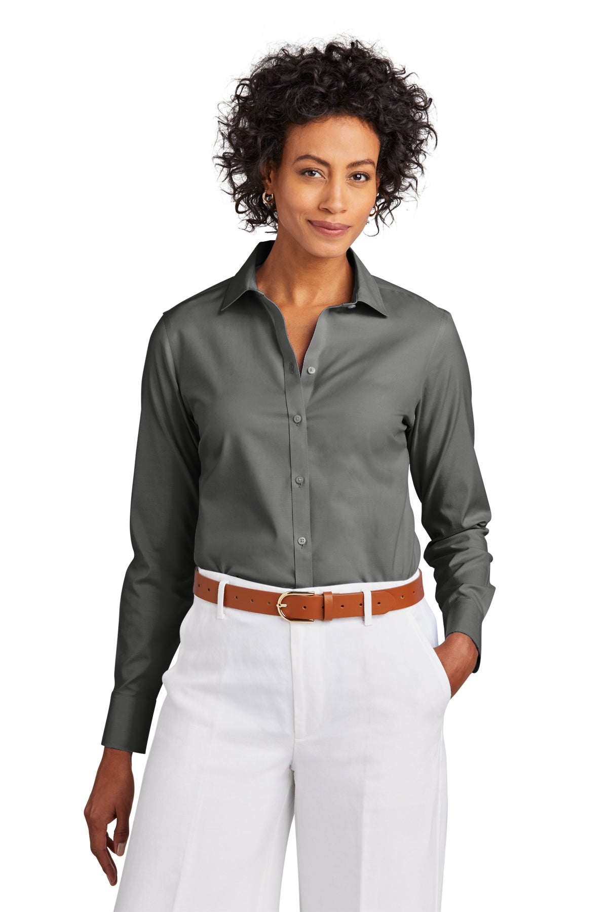 Women’s Wrinkle-Free Stretch Pinpoint Shirt