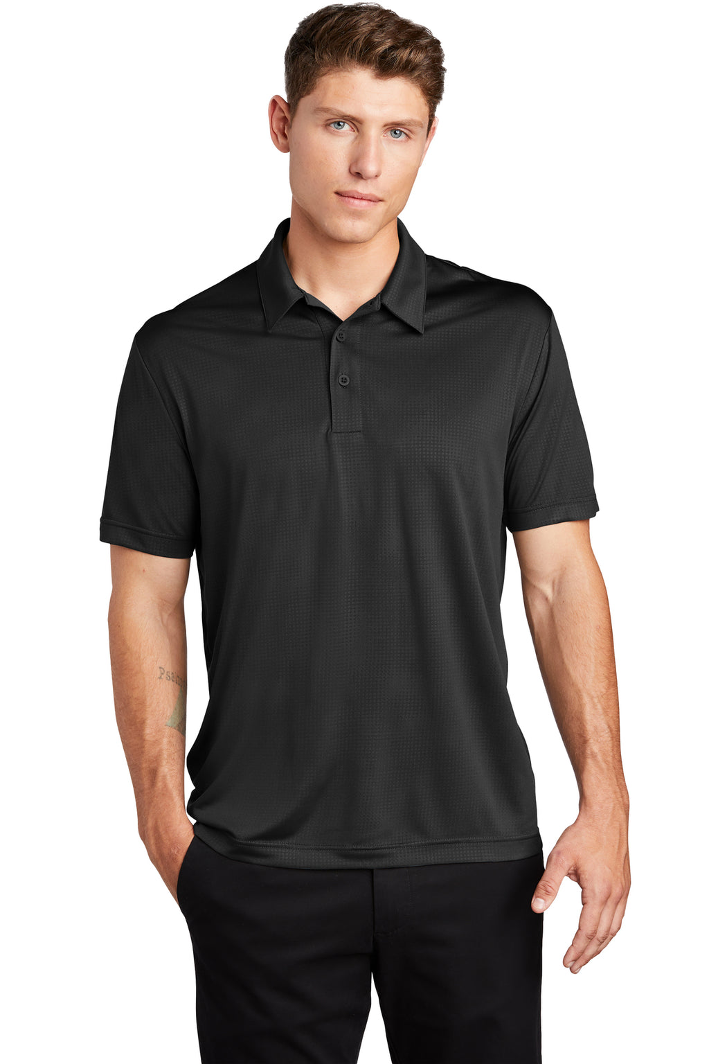 Embossed PosiCharge Tough Polo
