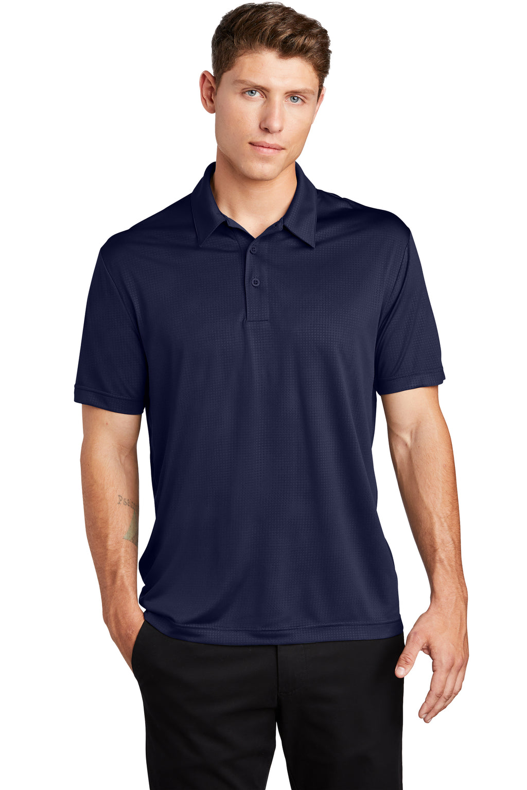 Embossed PosiCharge Tough Polo