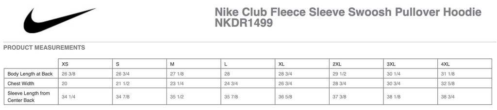 Club Fleece Sleeve Swoosh Pullover Hoodie