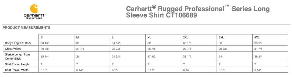 Rugged Professional Series Long Sleeve Shirt