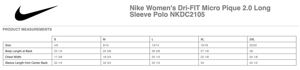 Ladies Dri-FIT Micro Pique 2.0 Long Sleeve Polo