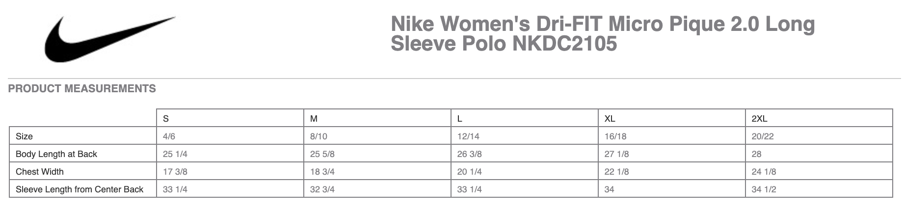 Ladies Dri-FIT Micro Pique 2.0 Long Sleeve Polo